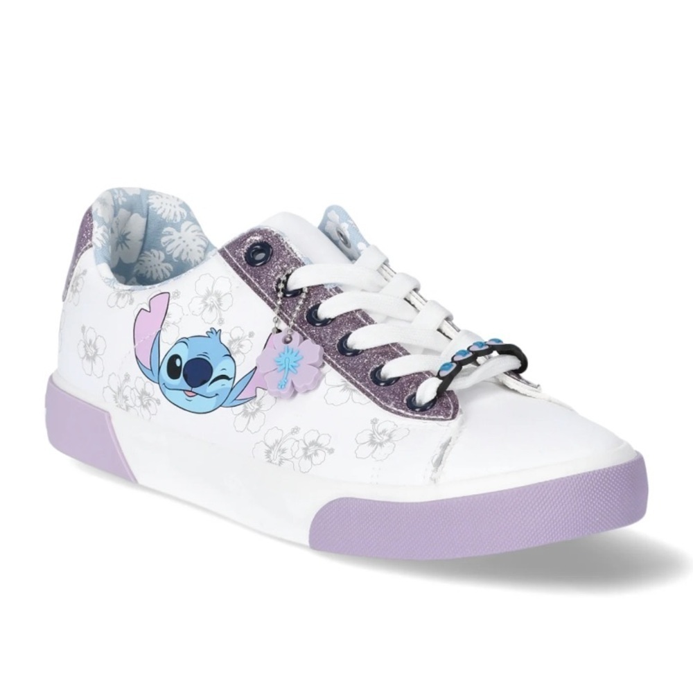 Disney Stitch Women's Low Top Lace Up Sneakers